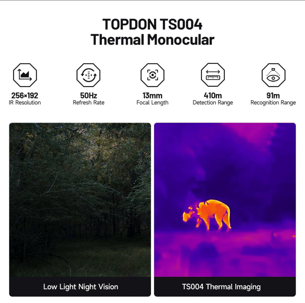 Olight TS004 Thermal Imager 256x192 Handheld Infrared Night Vision Scope MUCITUP