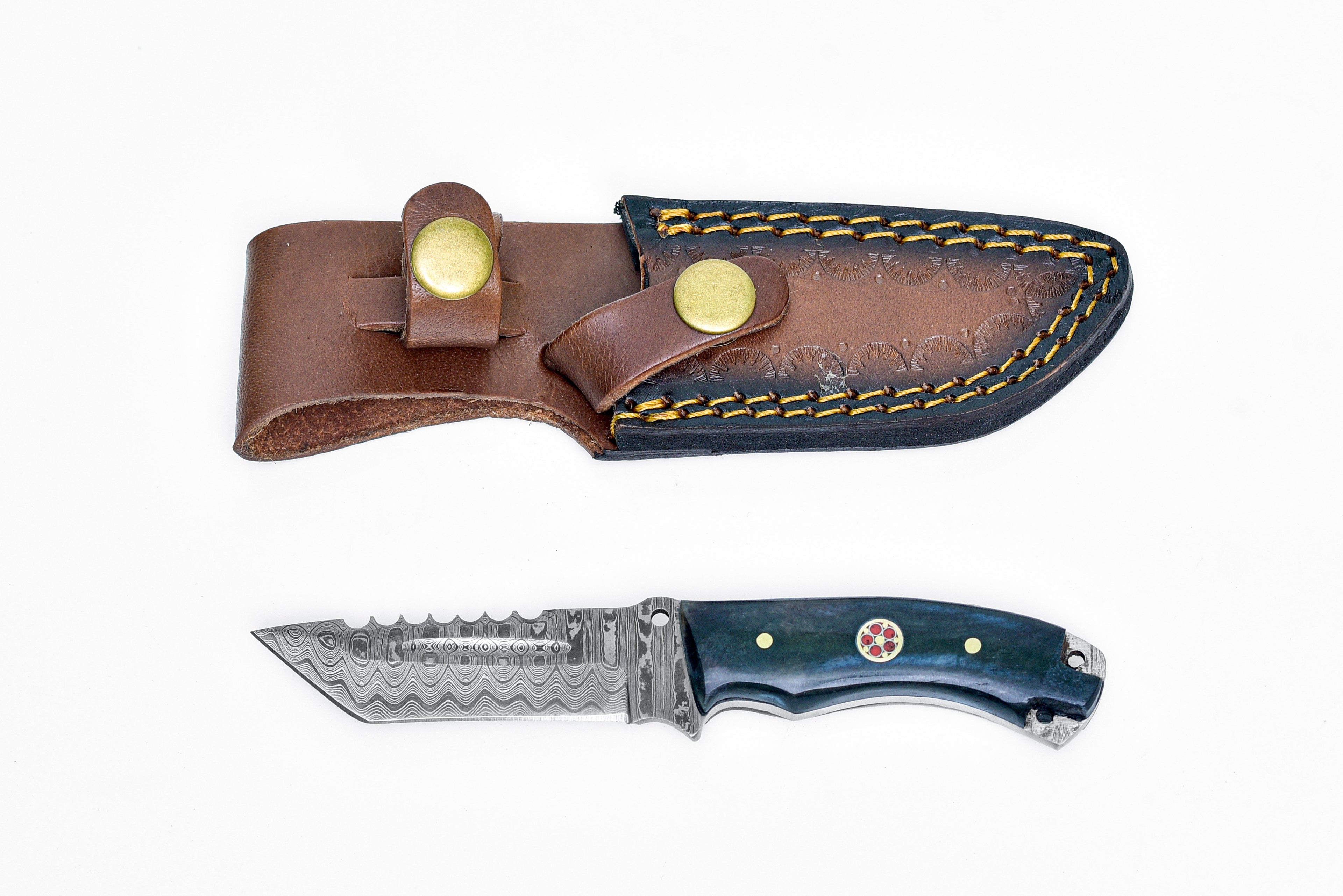 Damascus Steel EDC Style Tanto Compacto TD-39xs by Titan International Knives VYSN