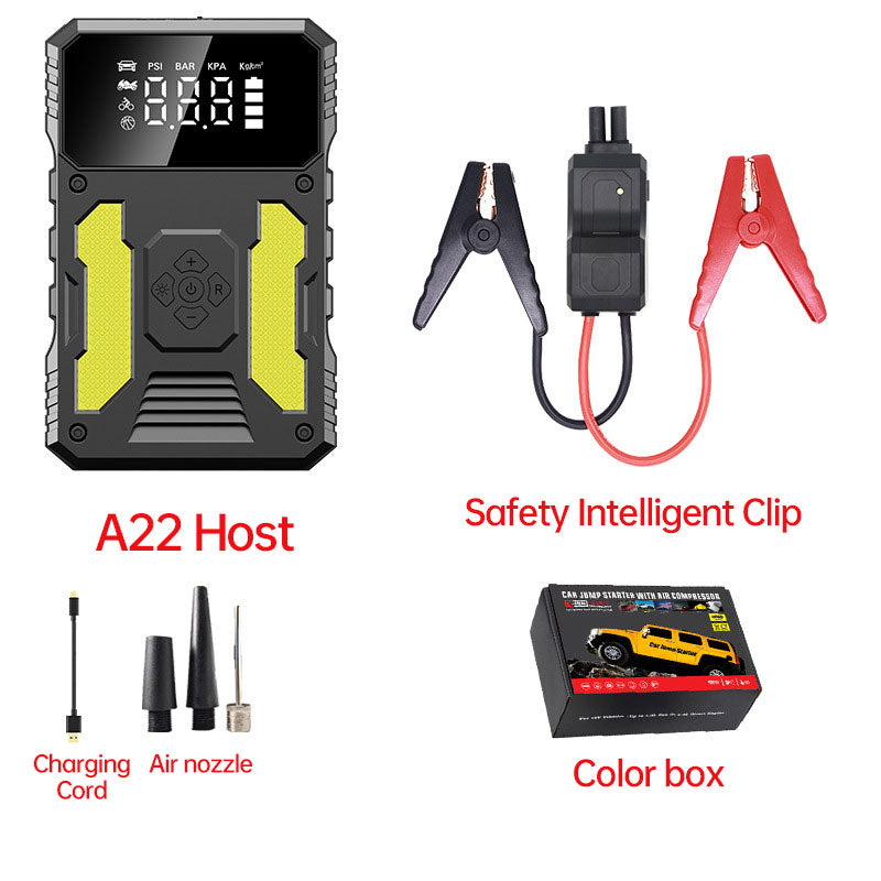 12V Lithium  Booster Jump Starter and Air Compressor V.I.P Digital Presence
