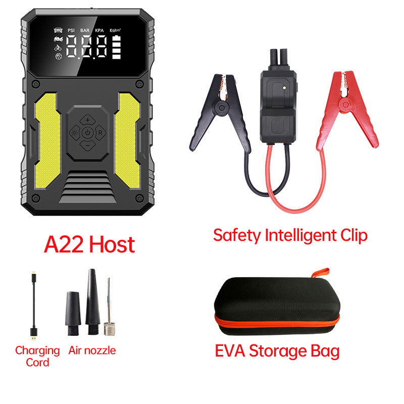 12V Lithium  Booster Jump Starter and Air Compressor V.I.P Digital Presence
