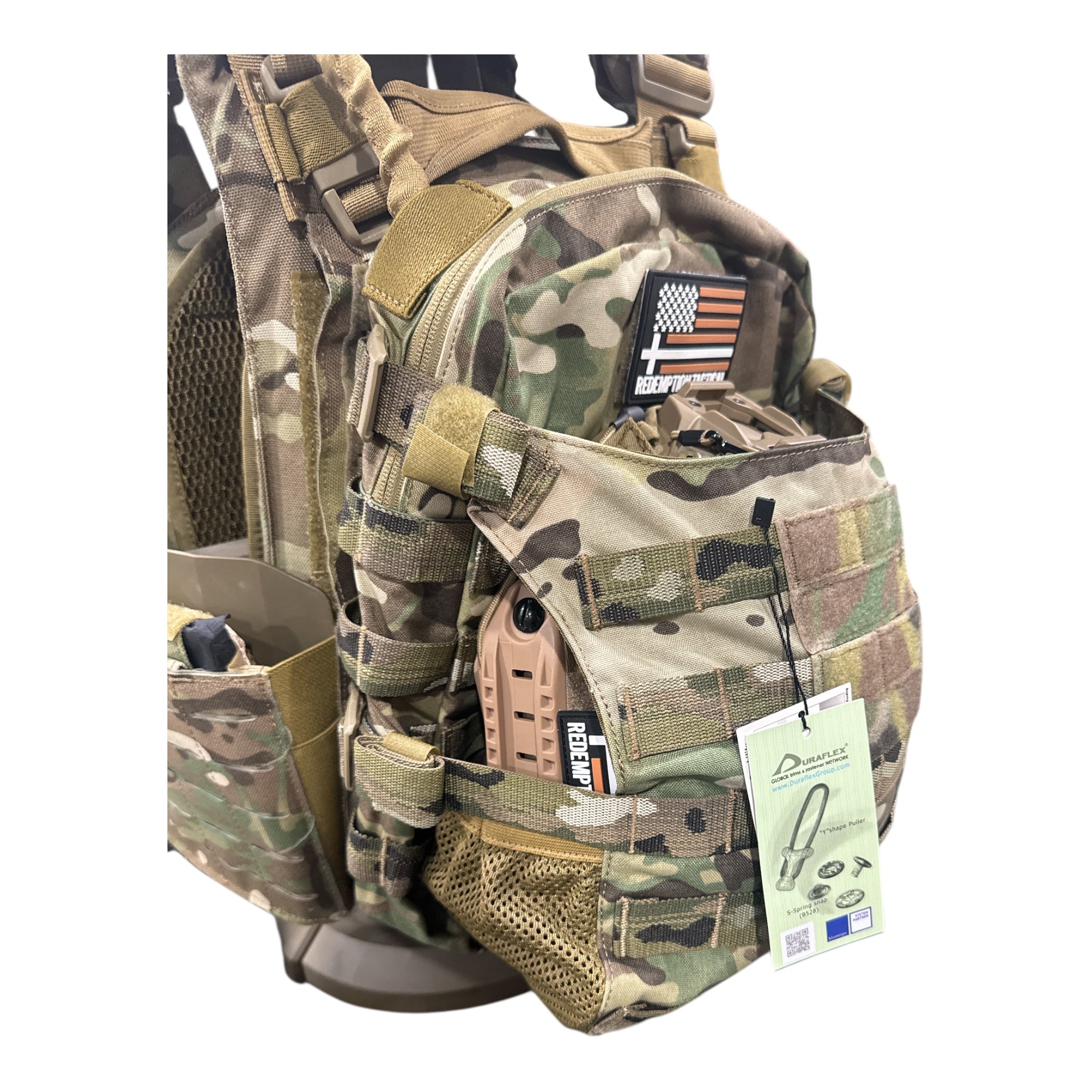 FULL KIT COMBO Crusader 2.0 V4 Armor COMBO PACKAGE LIGHTWEIGHT LEVEL IV (2) 10x12 Front/Back Plates, Mission Plate Carrier Bag Redemption Tactical