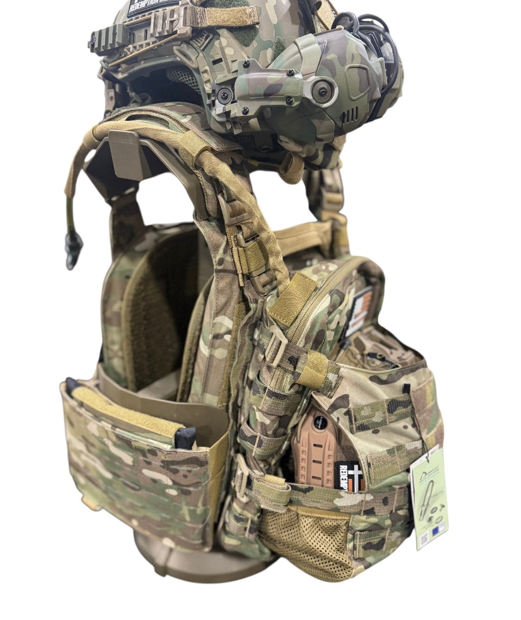 FULL KIT COMBO Crusader 2.0 V4 Armor COMBO PACKAGE LIGHTWEIGHT LEVEL IV (2) 10x12 Front/Back Plates, Mission Plate Carrier Bag Redemption Tactical