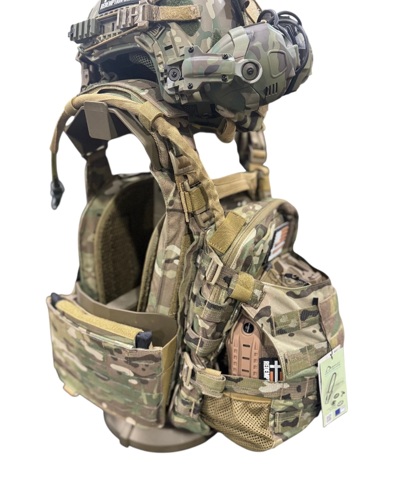 FULL KIT COMBO Crusader 2.0 V4 Armor COMBO PACKAGE LIGHTWEIGHT LEVEL IV (2) 10x12 Front/Back Plates, Mission Plate Carrier Bag Redemption Tactical