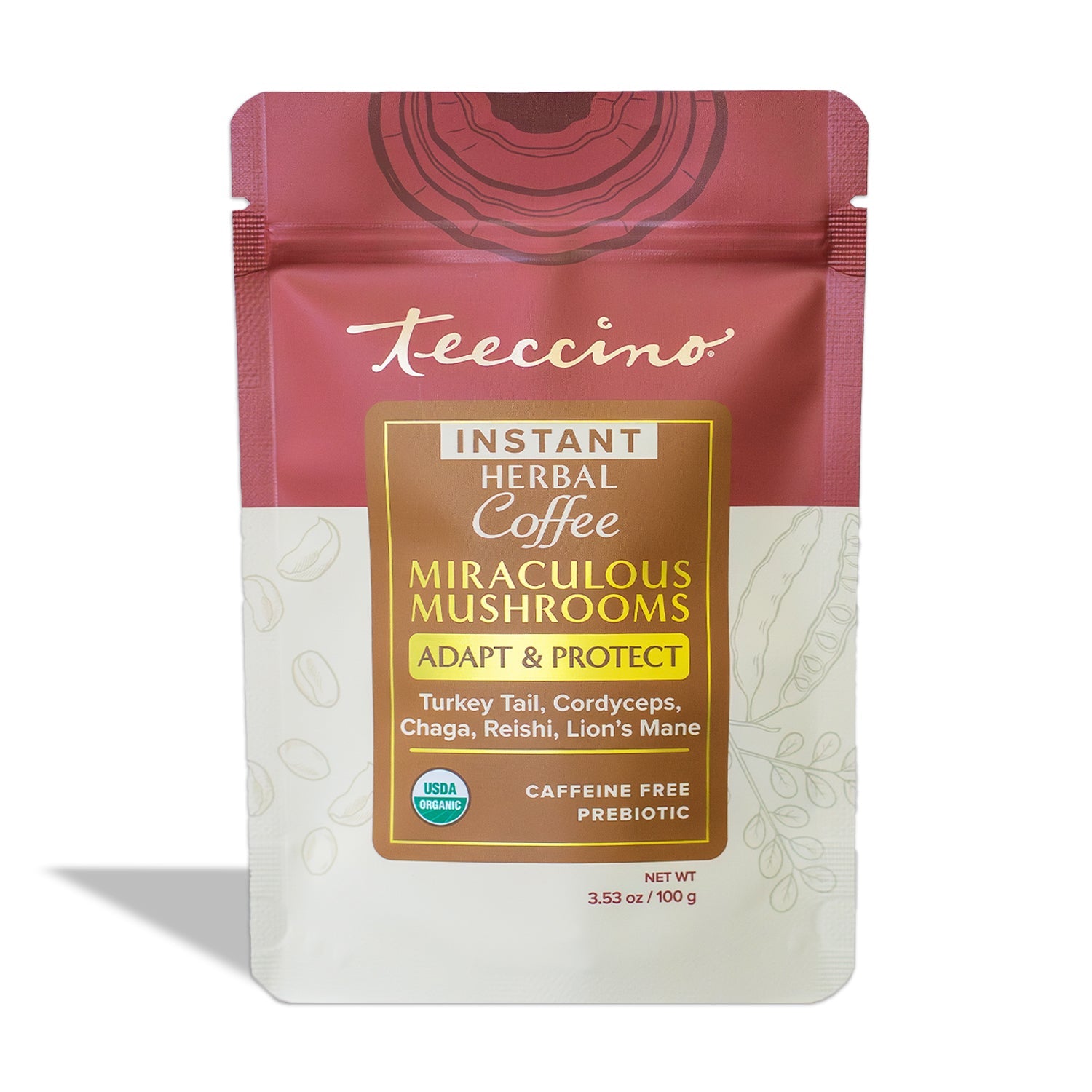 Instant Miraculous Mushrooms® Adapt & Protect Herbal Coffee Teeccino