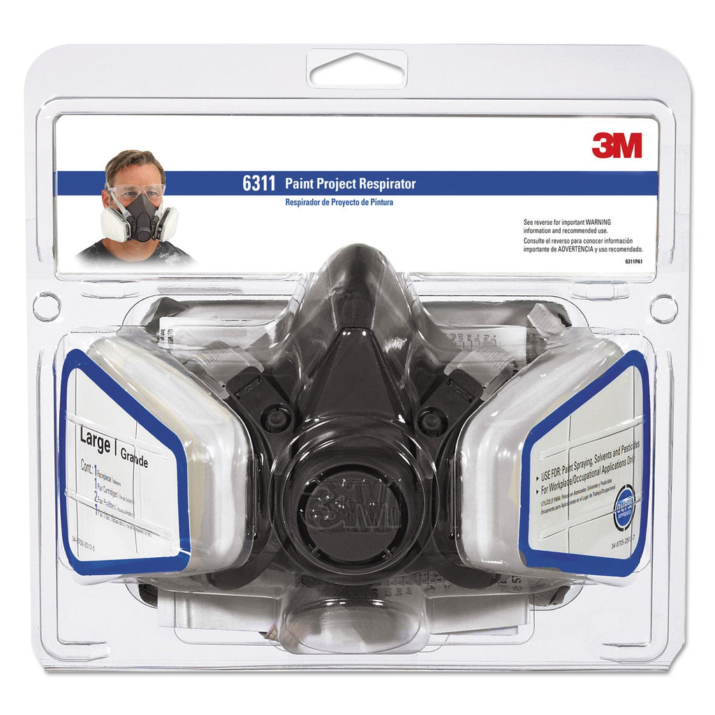 3M Half Facepiece Paint Spray/Pesticide Respirator, Large 2xSavings