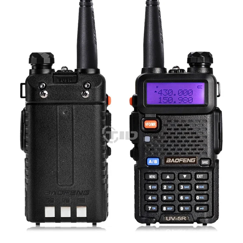 BaoFeng UV-5R Walkie Talkie VHF/UHF136-174Mhz&400-520Mhz Dual Band Two way radio Baofeng uv 5r Portable Walkie talkie uv5r V.I.P Digital Presence