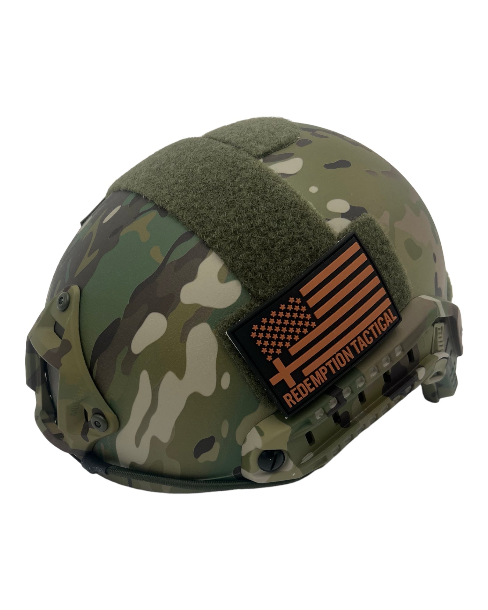Ballistic Helmet RT2 High Cut Helmet: Tested to LEVEL IIIA (Included Arc Rails, Padding, Straps) Redemption Tactical