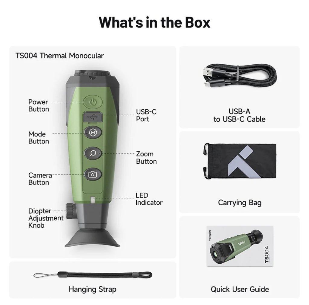 Olight TS004 Thermal Imager 256x192 Handheld Infrared Night Vision Scope MUCITUP