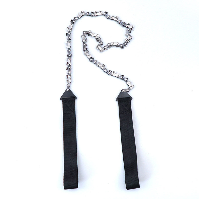 Outdoor hand zipper saw pocket chain saw garden tools 11/16/33 teeth 24 inch portable camping survival wire saw V.I.P Digital Presence