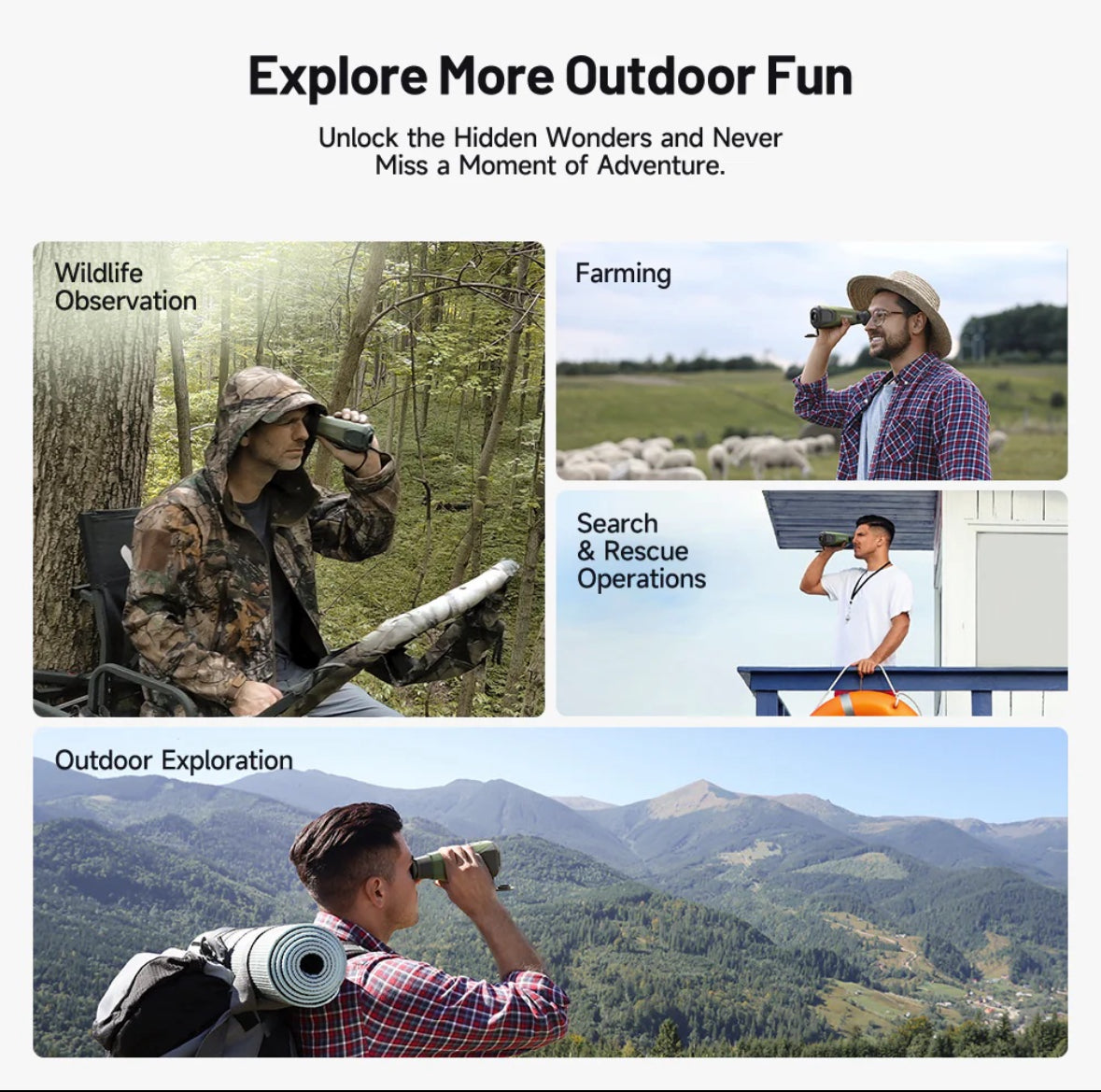 Olight TS004 Thermal Imager 256x192 Handheld Infrared Night Vision Scope MUCITUP