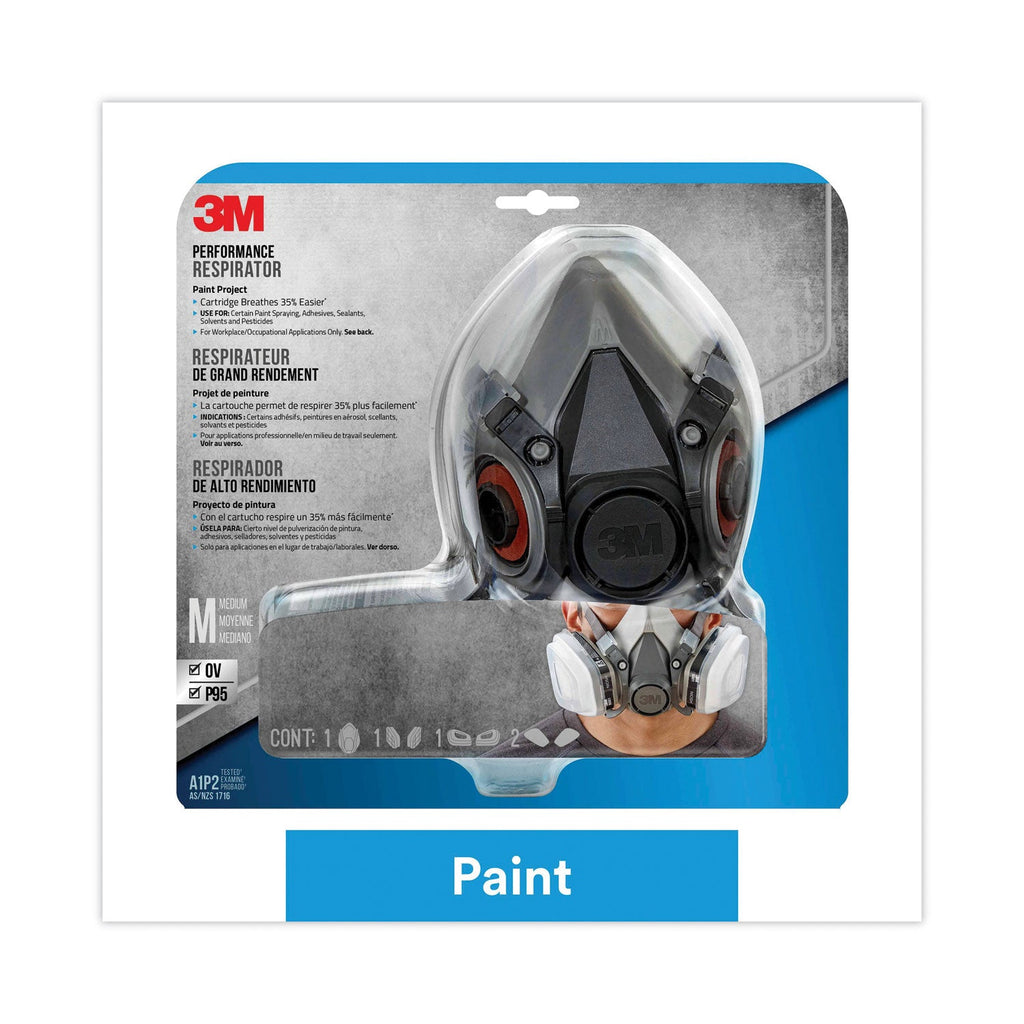 3M Half Facepiece Paint Spray/Pesticide Respirator, Medium 2xSavings