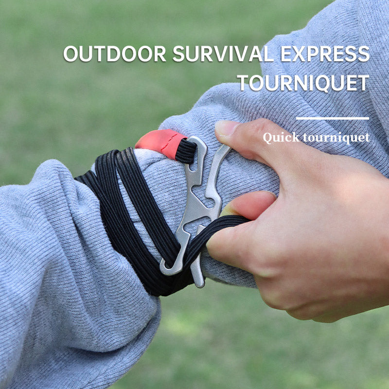 Jungle fast tourniquet poison belt One hand operation Light and easy to use EDC outdoor survival equipment V.I.P Digital Presence