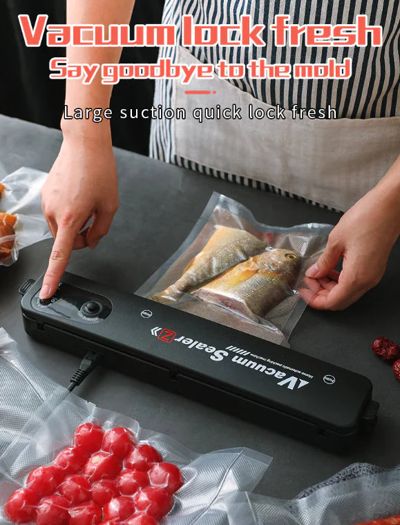 Vacuum Sealer Machine Food Preservation Storage Saver Automatic With Seal Bag Anti Spier