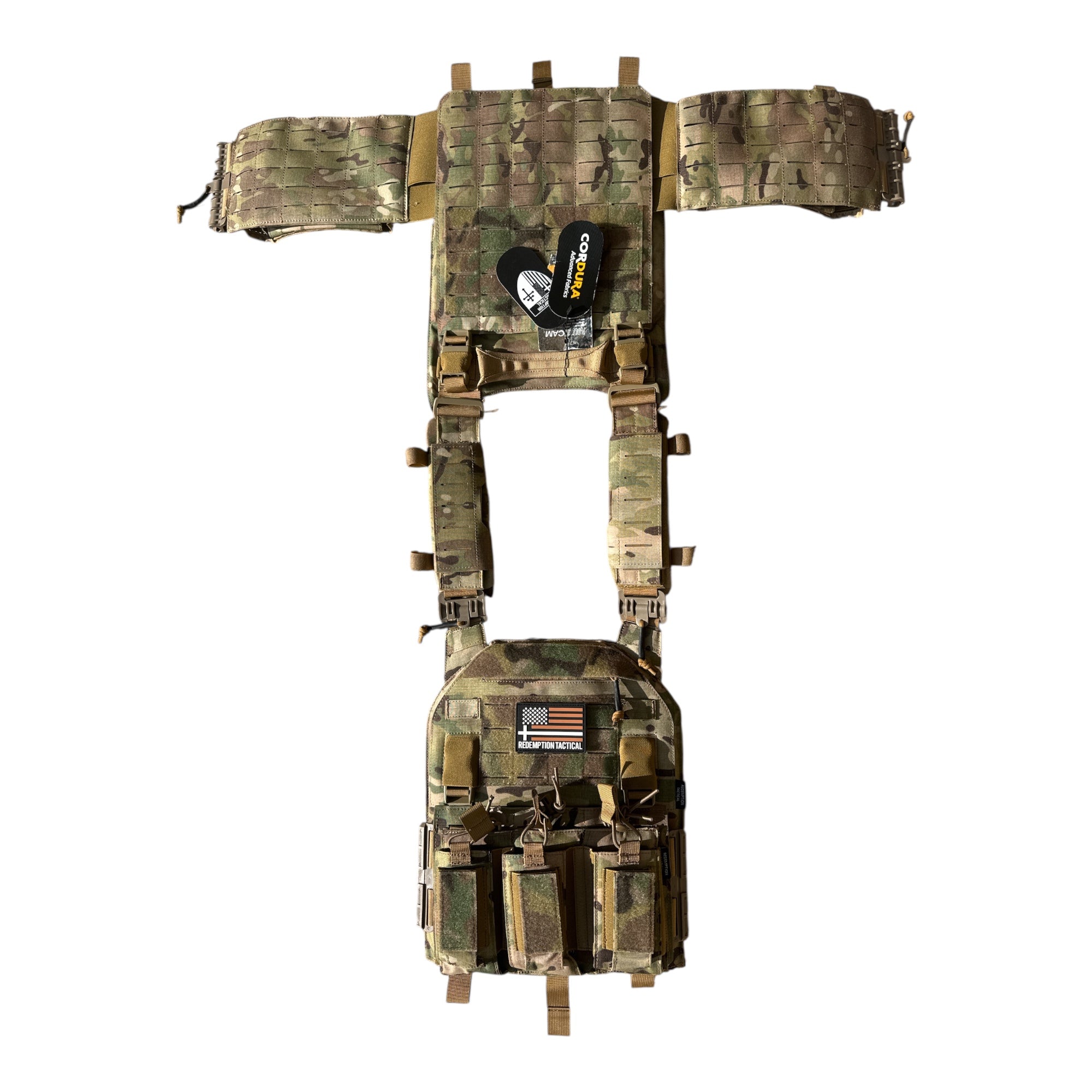 Redemption Tactical CRUSADER 2.0® V4 ARMOR FULL KIT COMBO PACKAGE LIGHTWEIGHT LEVEL IV  (2) 10x12 Front/Back Plates (2) 6x8 Side Plates (Level III PE) Redemption Tactical