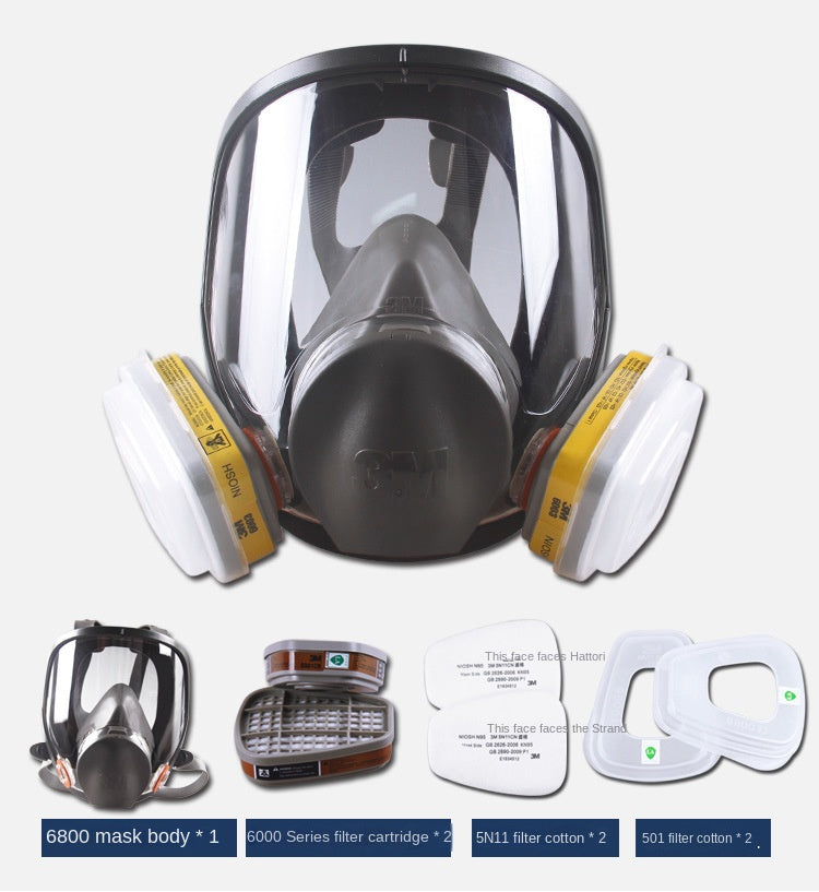 3M Mask 6800 Full Face Protective Mask Anti Paint Spray Odor Anti Industrial Dust Gas Mask V.I.P Digital Presence