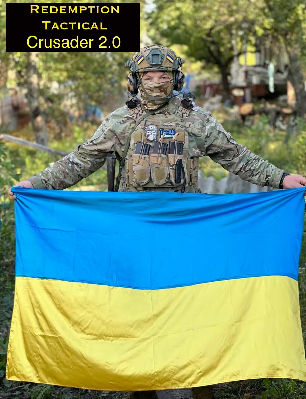 RT CRUSADER 2.0® ARMOR KIT Front/Back Plates LIGHTWEIGHT LEVEL IV  (2) 10x12 Front/Back Plates Full Kit Redemption Tactical