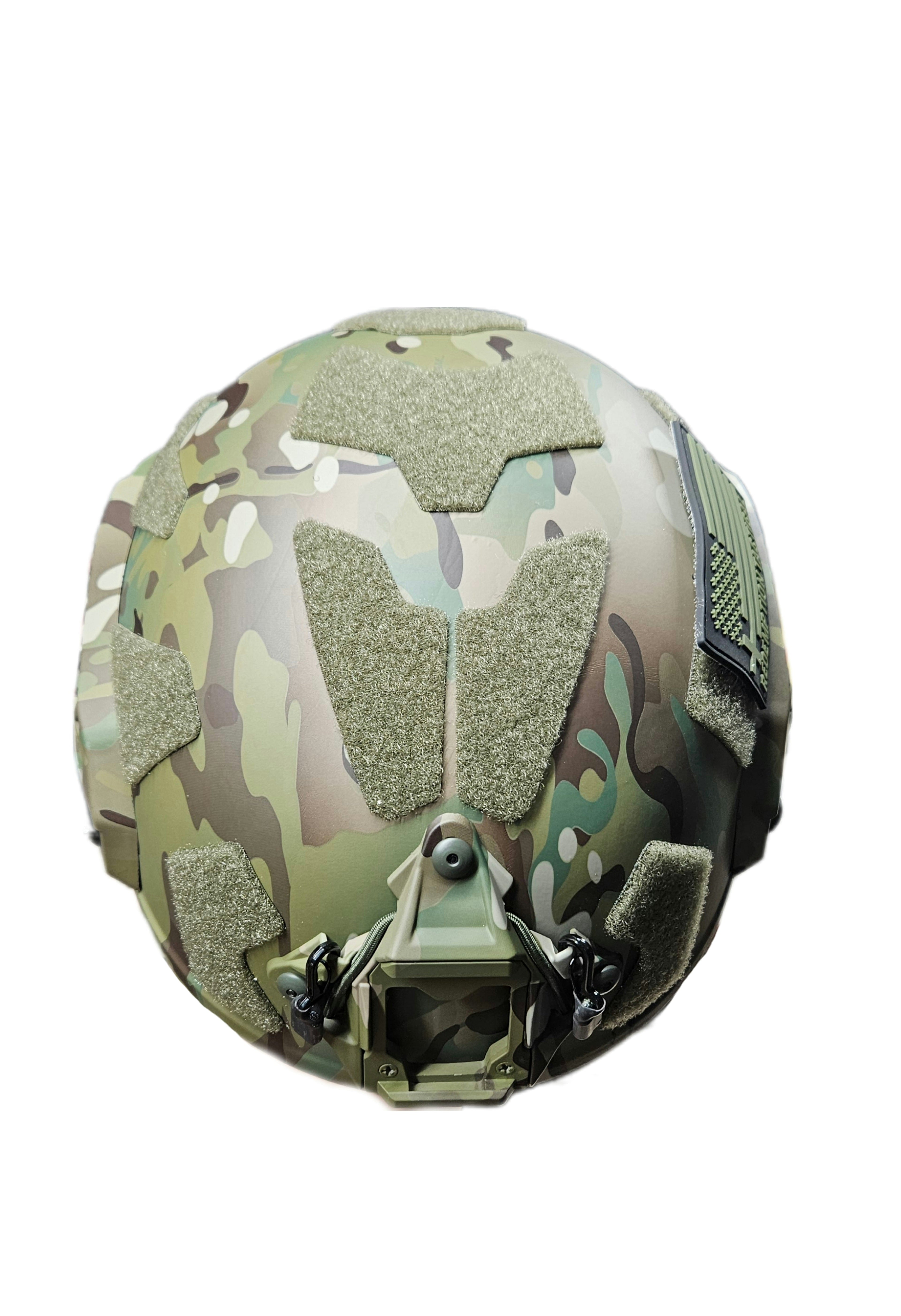 Ballistic Helmet RT2 High Cut Helmet: Tested to LEVEL IIIA (Included Arc Rails, Padding, Straps) Redemption Tactical