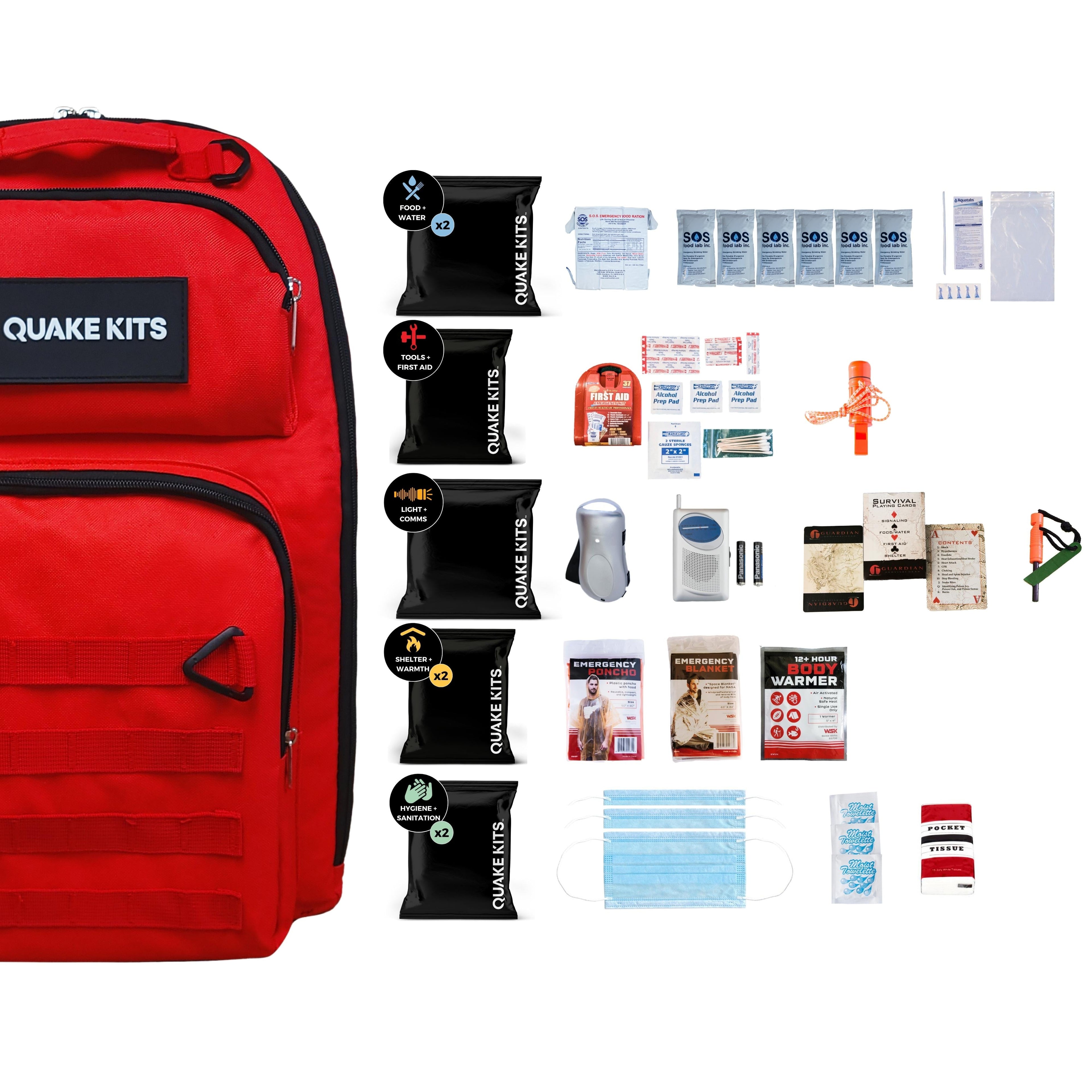 Prepared Emergency Kit quakekits.com