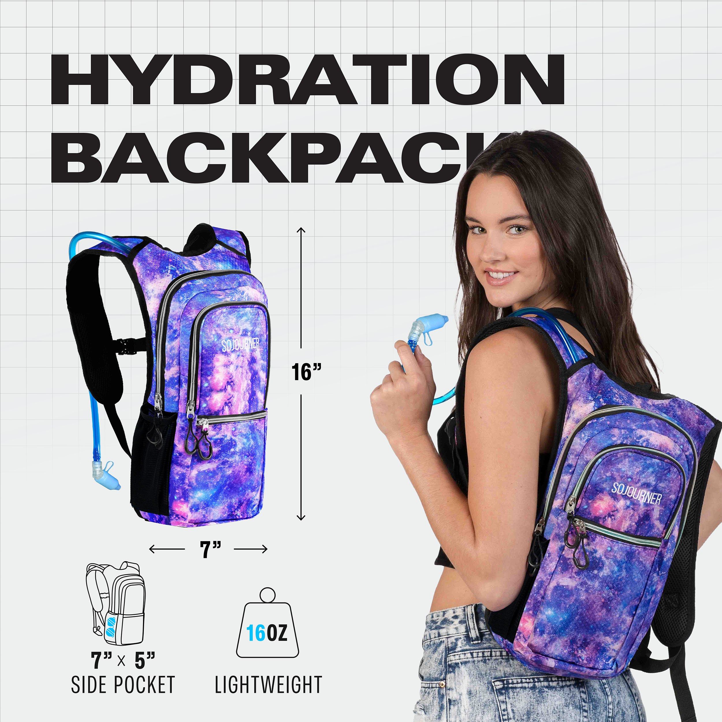 Hydration Pack Backpack (Medium) SoJourner