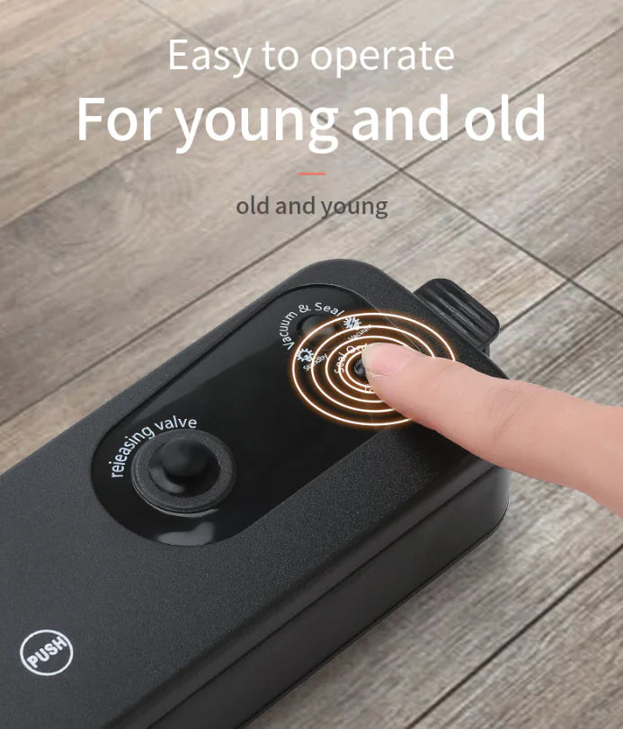 Vacuum Sealer Machine Food Preservation Storage Saver Automatic With Seal Bag Anti Spier