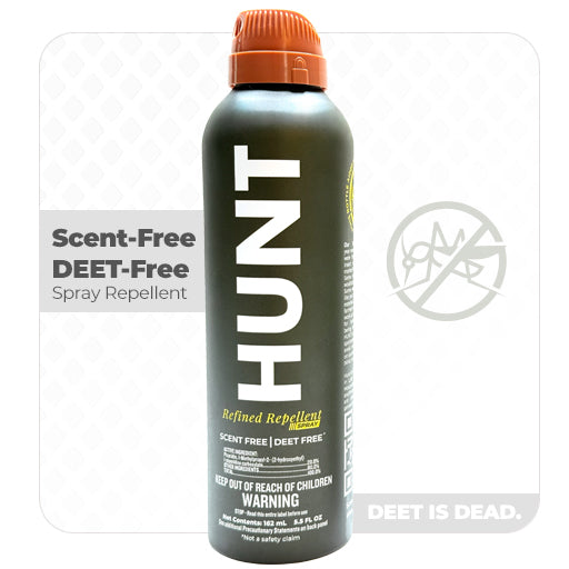 HUNT - Scent-Free, DEET-Free Insect Repellent Spray Hunt