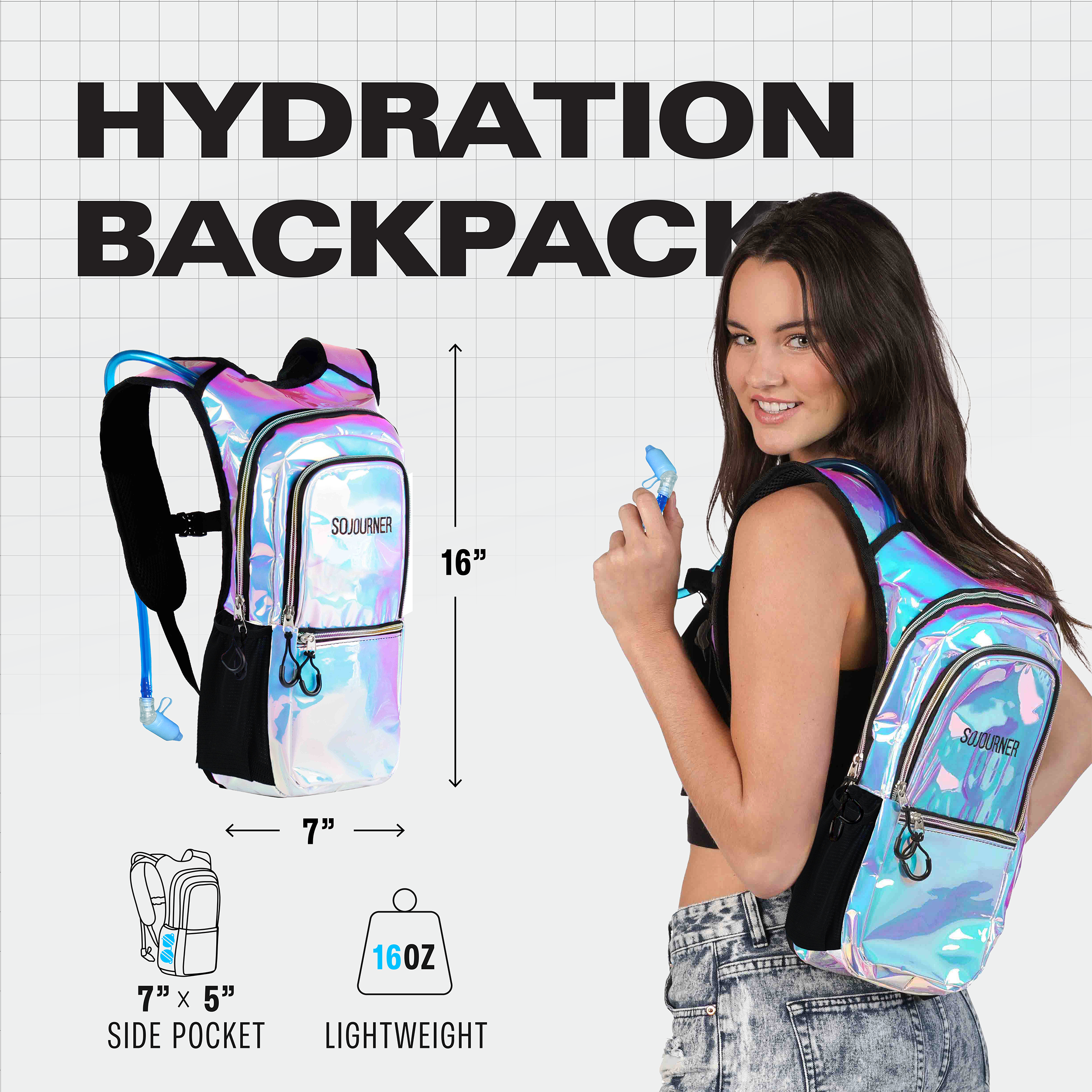 Hydration Pack Backpack (Medium) SoJourner