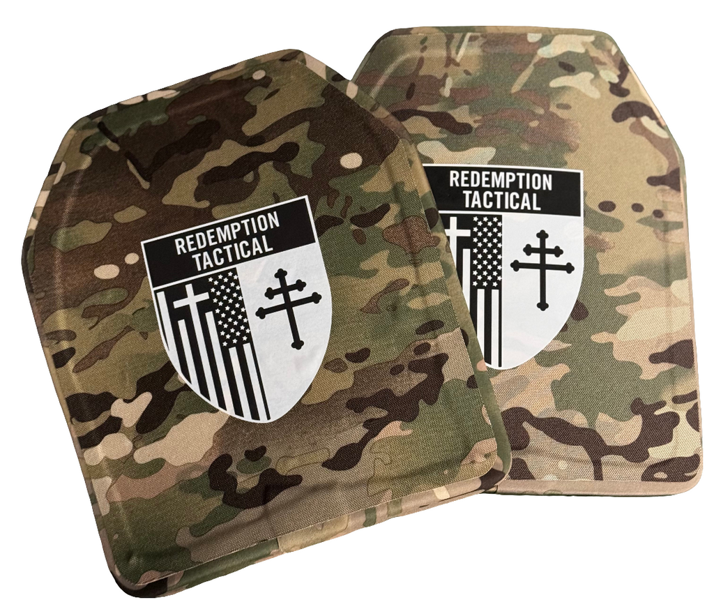 FULL KIT COMBO Crusader 2.0 V4 Armor COMBO PACKAGE LIGHTWEIGHT LEVEL IV (2) 10x12 Front/Back Plates, Mission Plate Carrier Bag Redemption Tactical