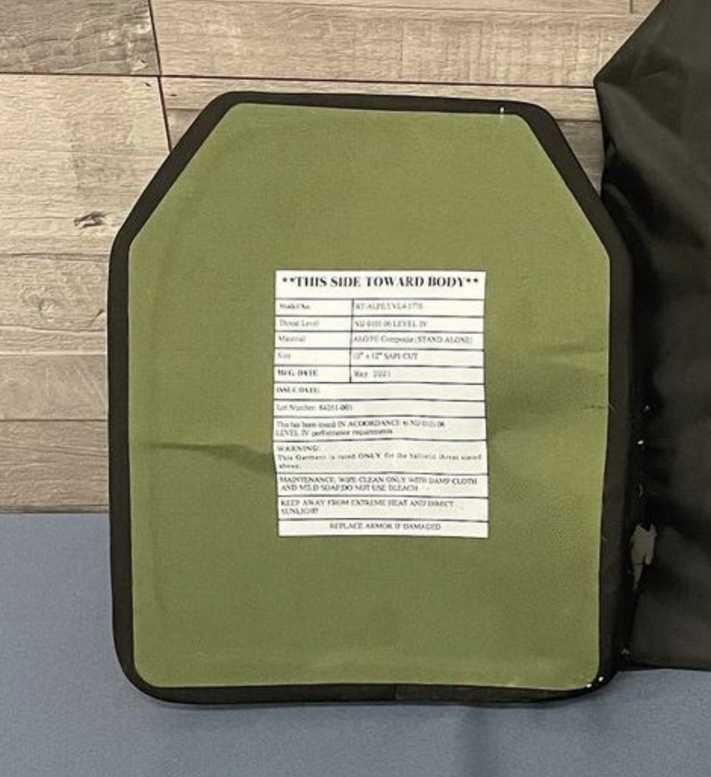 Redemption Tactical CRUSADER 2.0® V4 ARMOR FULL KIT COMBO PACKAGE LIGHTWEIGHT LEVEL IV  (2) 10x12 Front/Back Plates (2) 6x8 Side Plates (Level III PE) Redemption Tactical