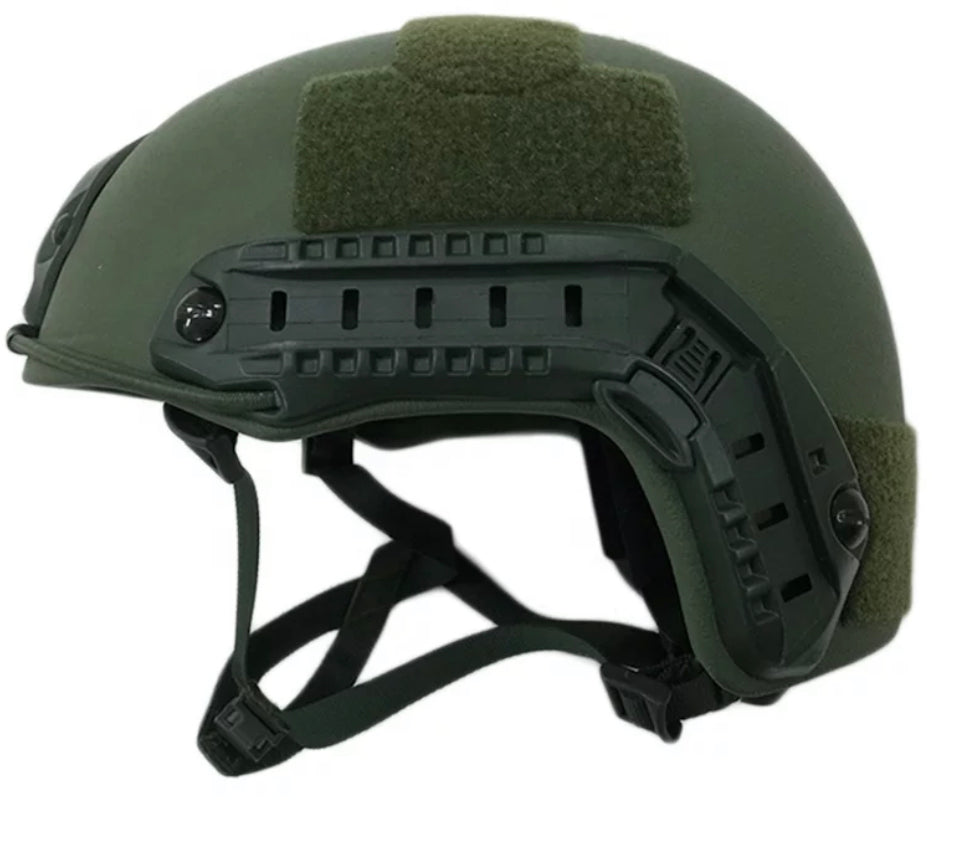 Ballistic Helmet RT2 High Cut Helmet: Tested to LEVEL IIIA (Included Arc Rails, Padding, Straps) Redemption Tactical