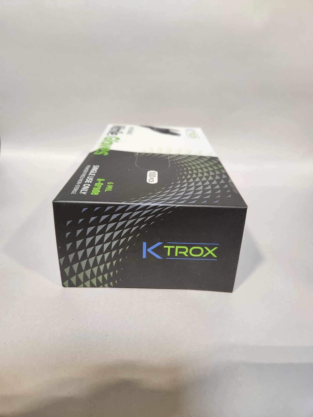 K-Trox Disposable Nitrile Gloves, 6 Mil Black Powder Free K-Trox Sales, Inc.
