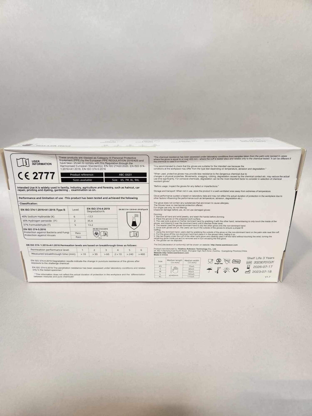 K-Trox Disposable Nitrile Gloves, 6 Mil Black Powder Free K-Trox Sales, Inc.