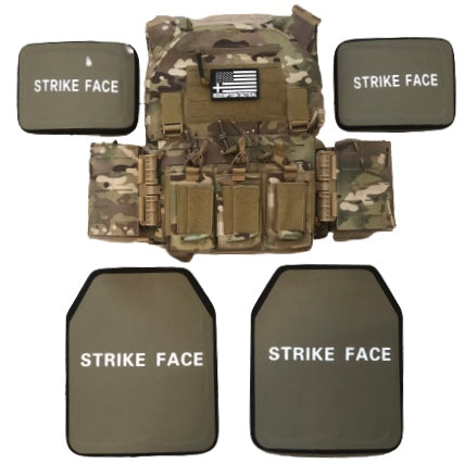 Redemption Tactical Crusader 2.0® l St. Michael FULL ARMOR KIT COMBO PACKAGE with Crusader 2.0 +IFAK Medical Kit + LEVEL IV  (2) 10x12 Front/Back Plates (2) 6x6 Side Plates (Level IV Ceramic) Redemption Tactical