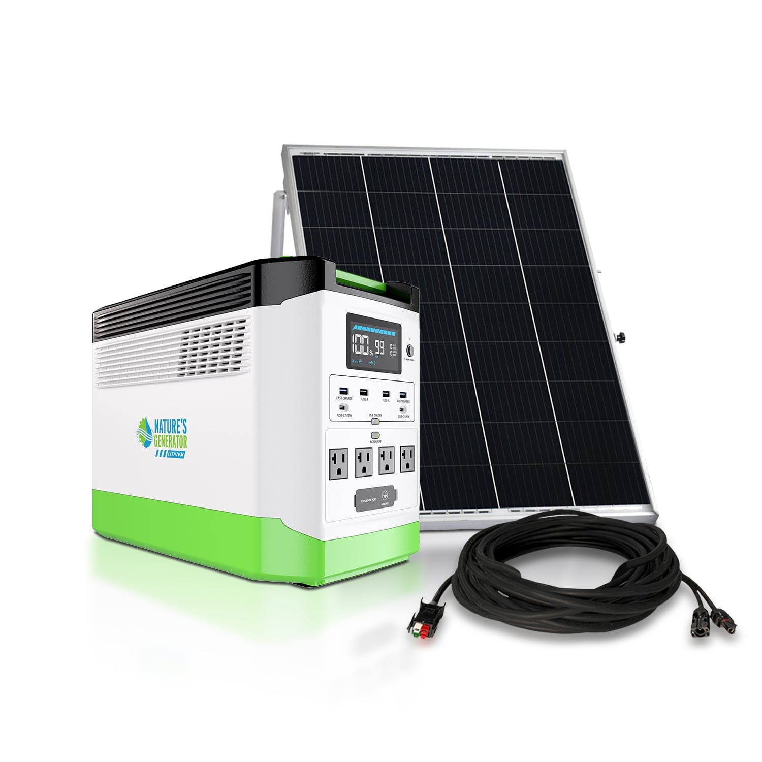Nature's Generator Lithium 1800 Solar Generator Nature's Generator