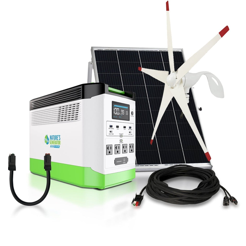 Nature's Generator Lithium 1800 Solar and Wind Generator Nature's Generator