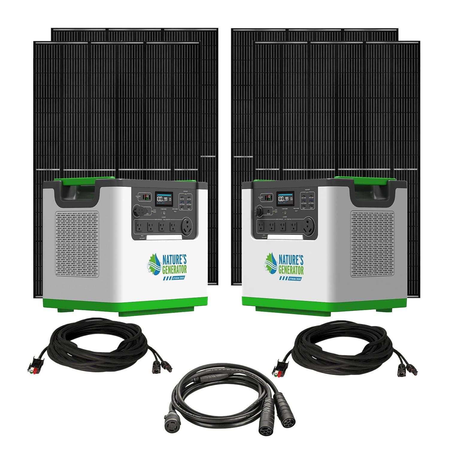 Nature's Generator Lithium 3600 Solar Generator Nature's Generator