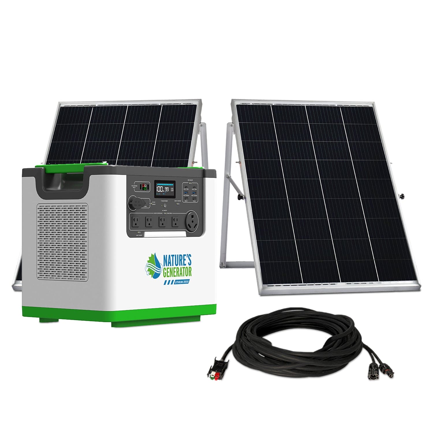 Nature's Generator Lithium 3600 Solar Generator Nature's Generator