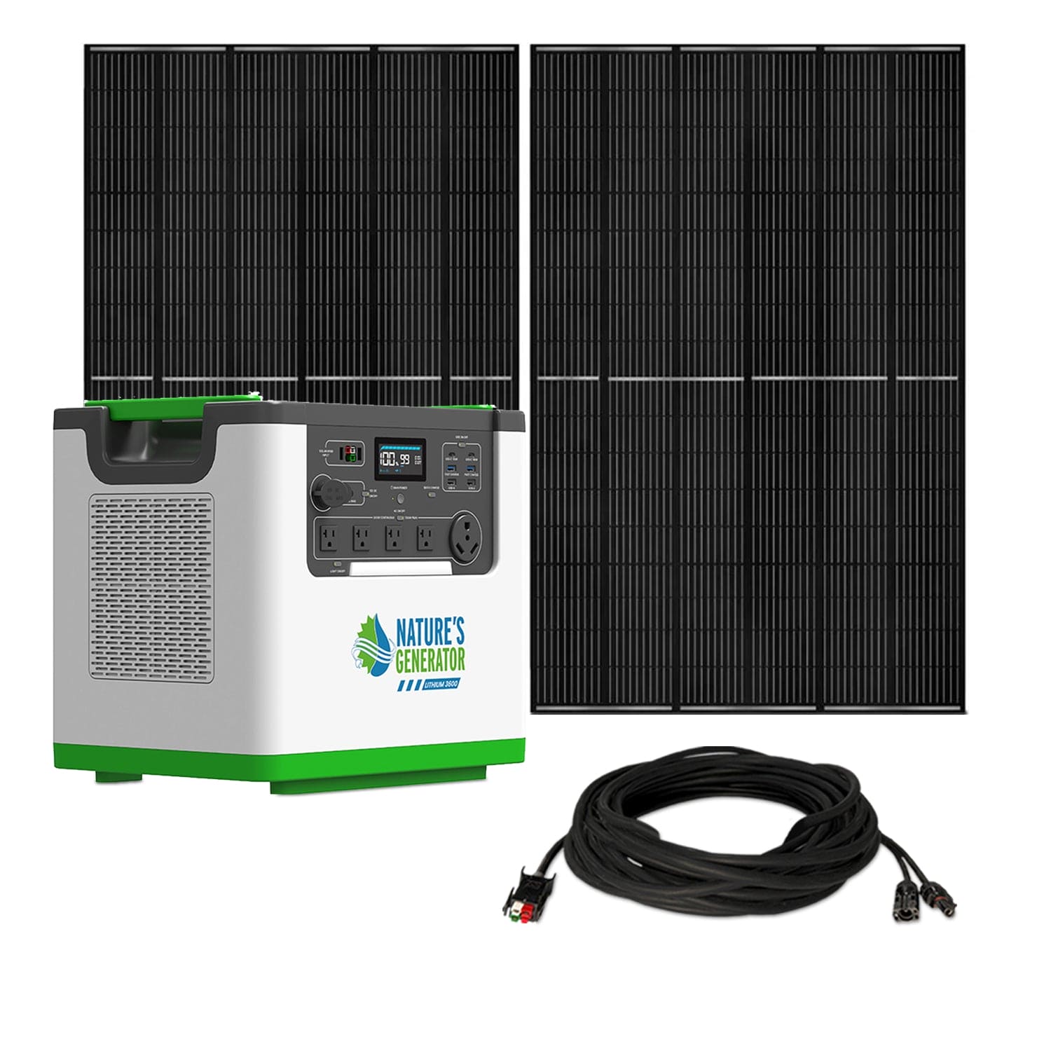 Nature's Generator Lithium 3600 Solar Generator Nature's Generator