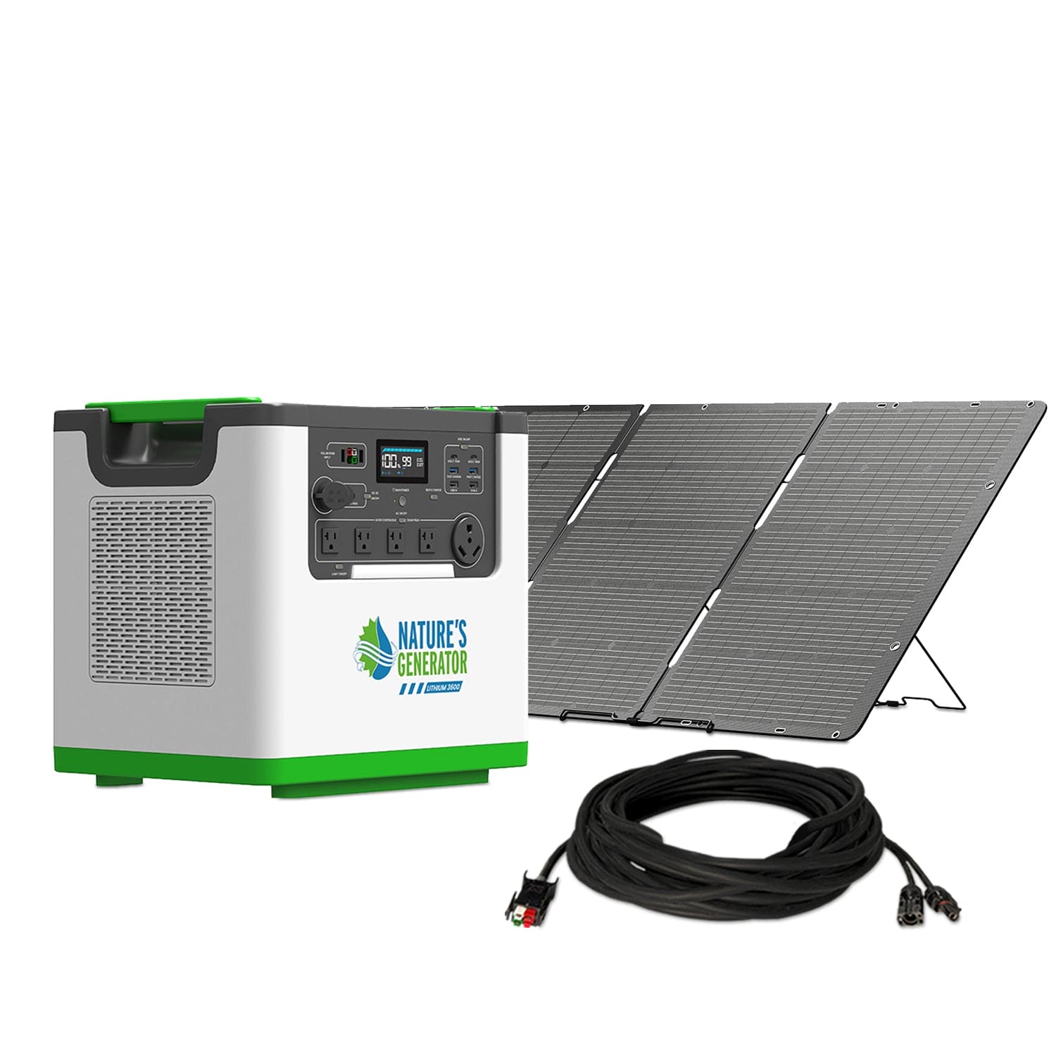 Nature's Generator Lithium 3600 Solar Generator Nature's Generator