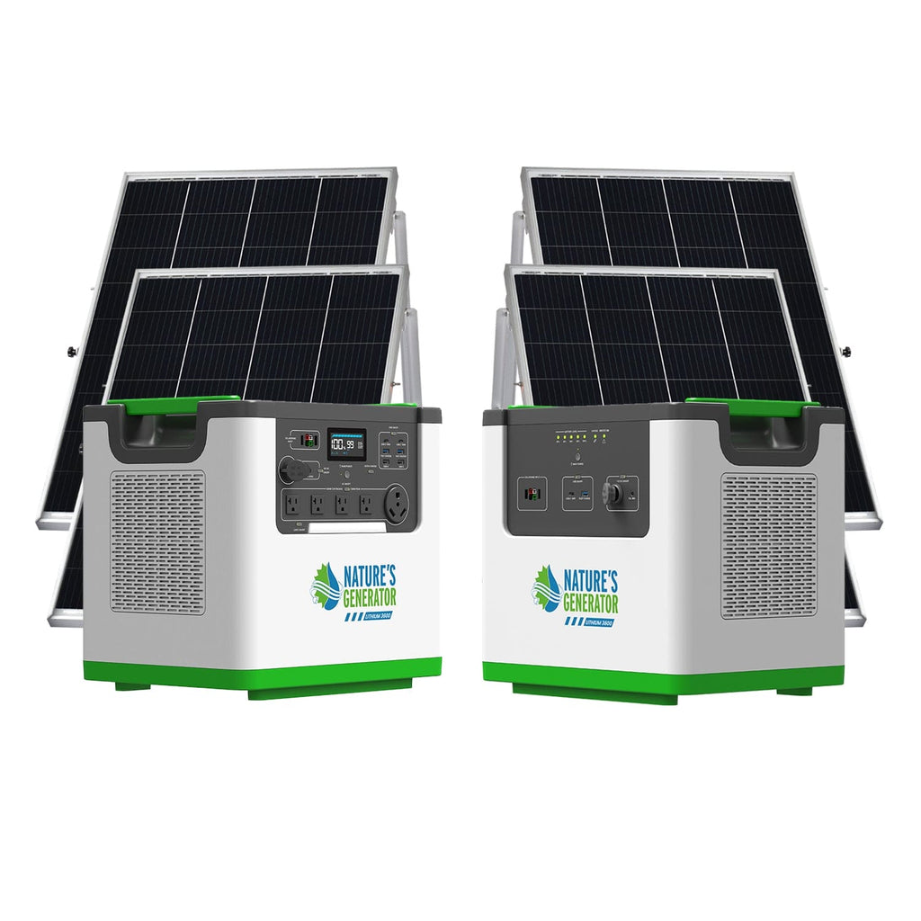Nature's Generator Lithium 3600 Solar Generator Nature's Generator