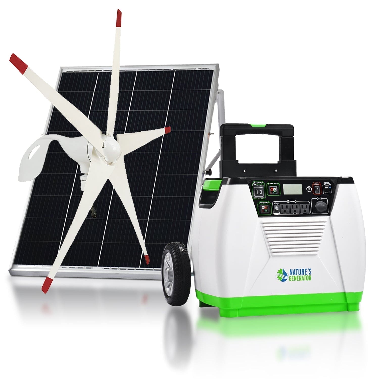 Nature's Generator Lithium 1800 Solar and Wind Generator Nature's Generator