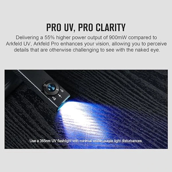 OLIGHT ARKFELDPRO3ROGV3 Arkfeld Pro Flat EDC Flashlight with LED Light UV and Laser - Orange VM Hardware