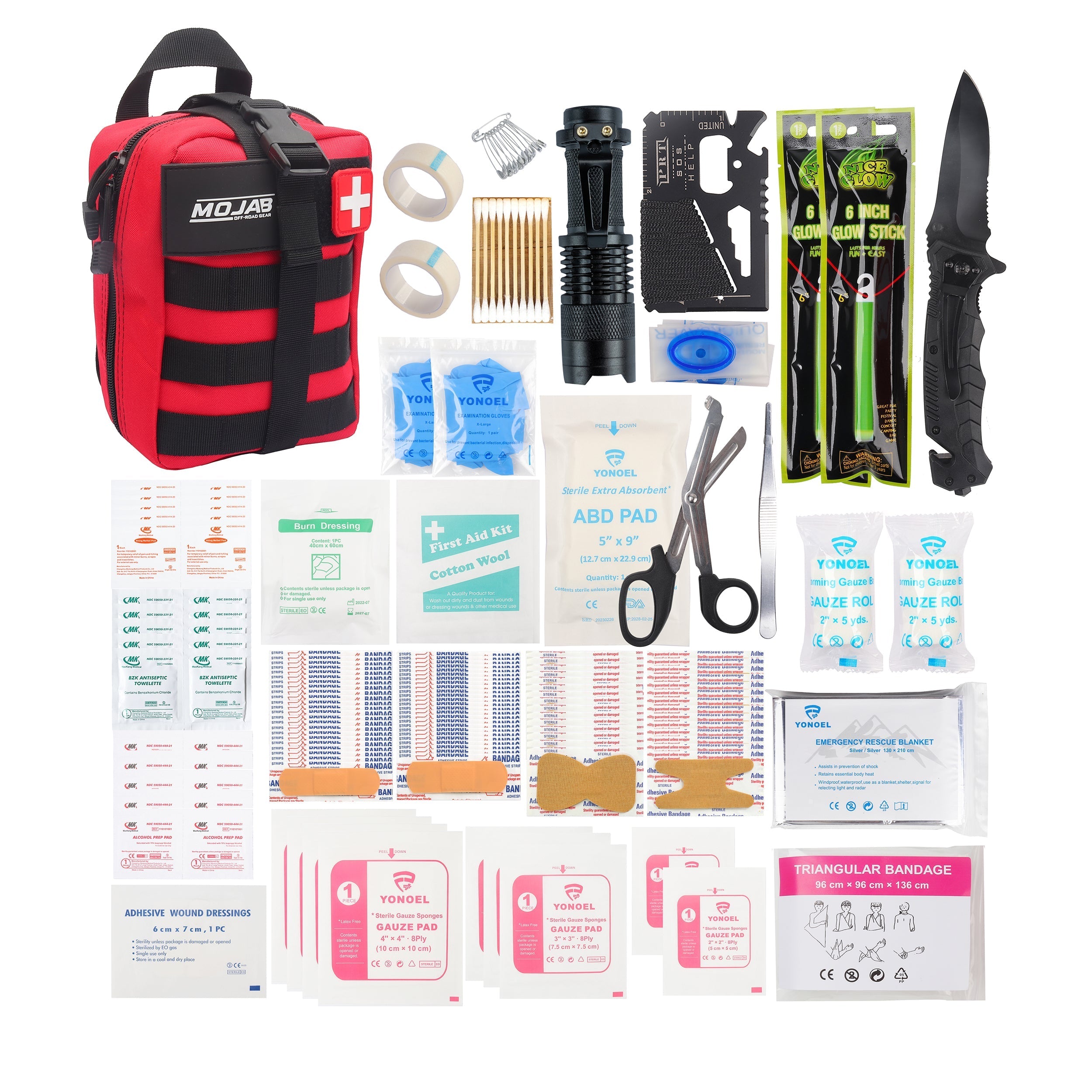First Aid Kit (151 pieces) MOJAB OFFROAD