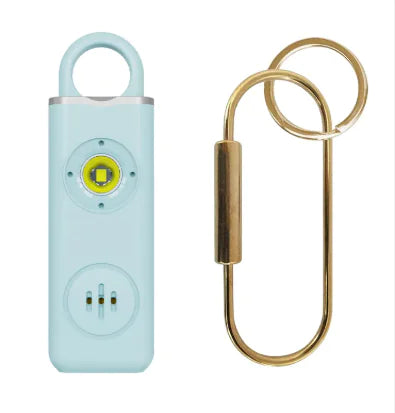 Self Defense Siren Safety Alarm For Women Keychain With SOS LED Light Personal Self Alarm Personal Security Keychain Alarm Pi-Mart