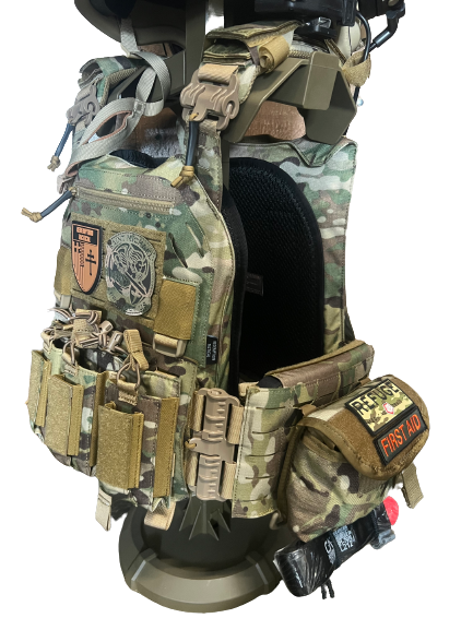 Redemption Tactical Crusader 2.0® l St. Michael FULL ARMOR KIT COMBO PACKAGE with Crusader 2.0 +IFAK Medical Kit + LEVEL IV  (2) 10x12 Front/Back Plates (2) 6x6 Side Plates (Level IV Ceramic) Redemption Tactical