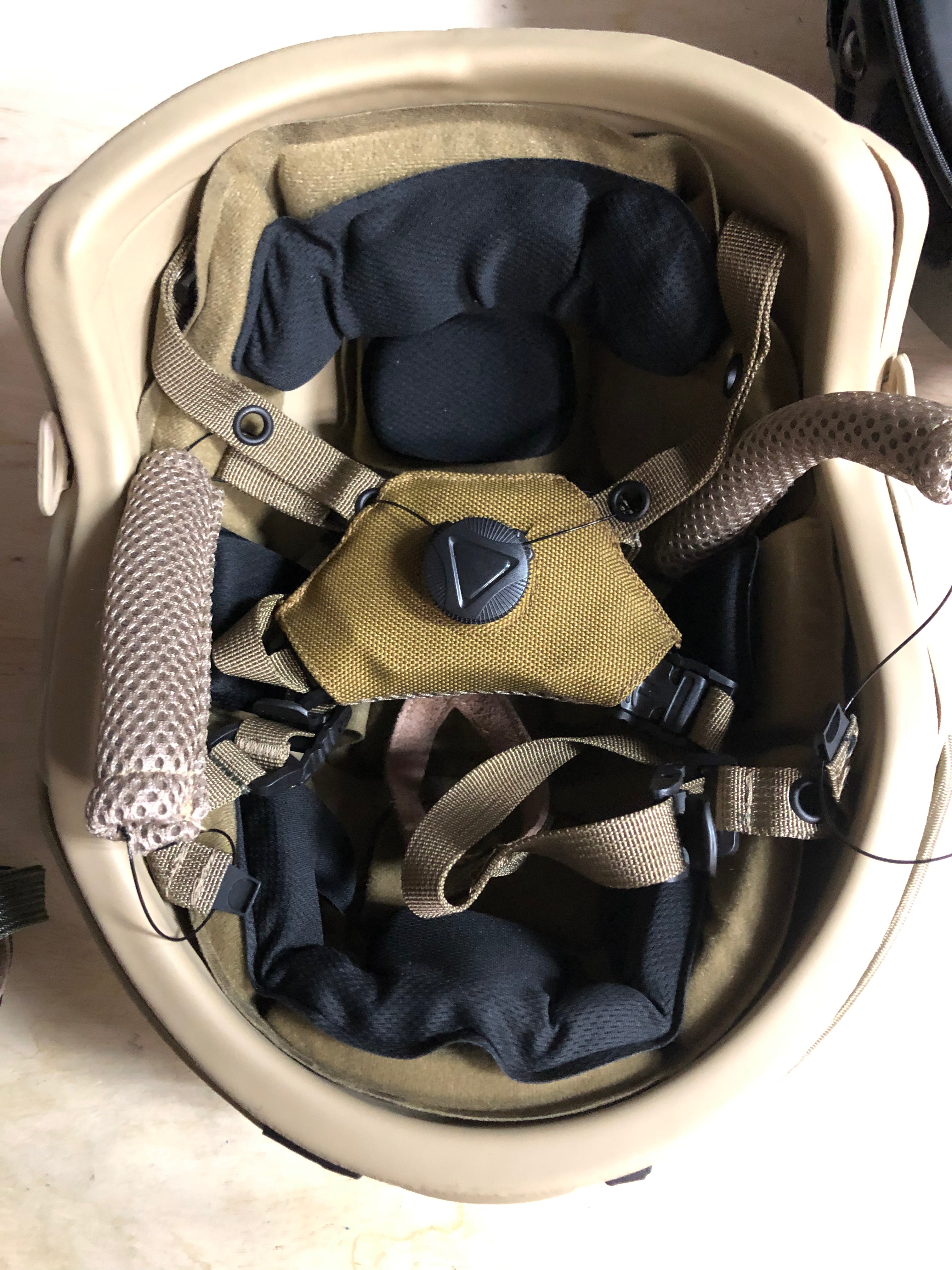 Ballistic Helmet RT2 High Cut Helmet: Tested to LEVEL IIIA (Included Arc Rails, Padding, Straps) Redemption Tactical