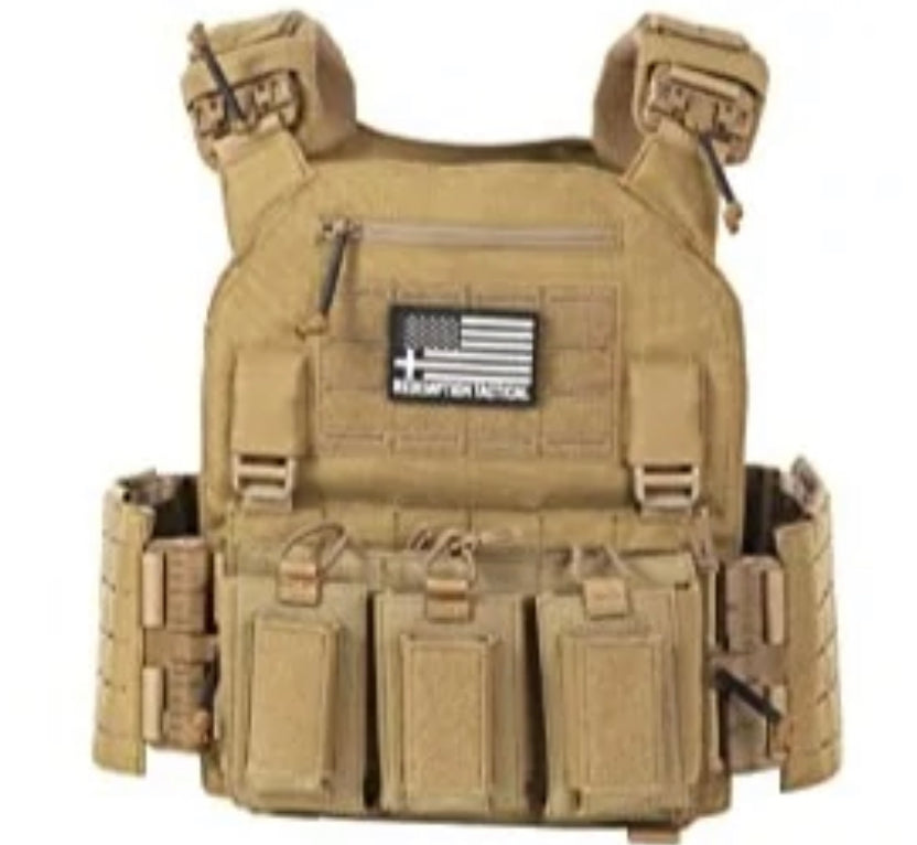Redemption Tactical CRUSADER 2.0® V4 ARMOR FULL KIT COMBO PACKAGE LIGHTWEIGHT LEVEL IV  (2) 10x12 Front/Back Plates (2) 6x8 Side Plates (Level III PE) Redemption Tactical