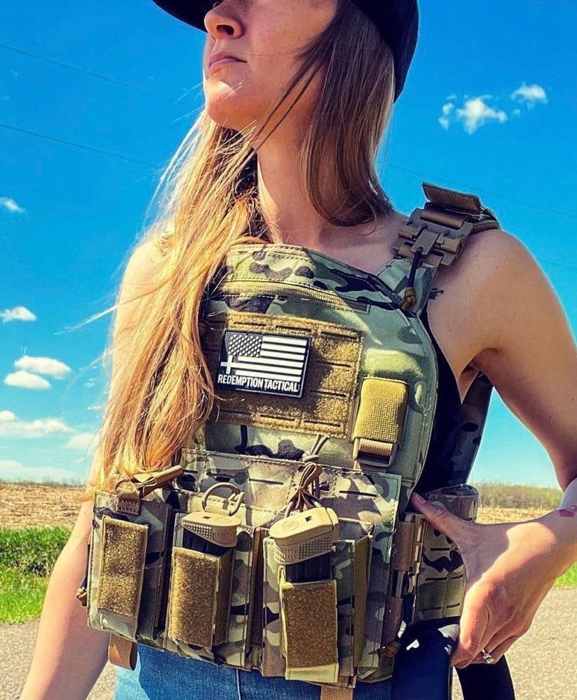 Redemption Tactical CRUSADER 2.0® V4 ARMOR FULL KIT COMBO PACKAGE LIGHTWEIGHT LEVEL IV  (2) 10x12 Front/Back Plates (2) 6x8 Side Plates (Level III PE) Redemption Tactical