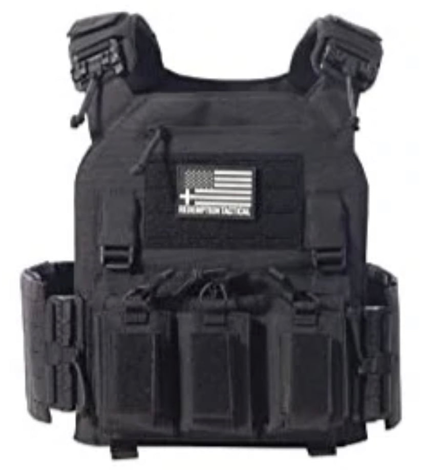 Redemption Tactical CRUSADER 2.0® V4 ARMOR FULL KIT COMBO PACKAGE LIGHTWEIGHT LEVEL IV  (2) 10x12 Front/Back Plates (2) 6x8 Side Plates (Level III PE) Redemption Tactical