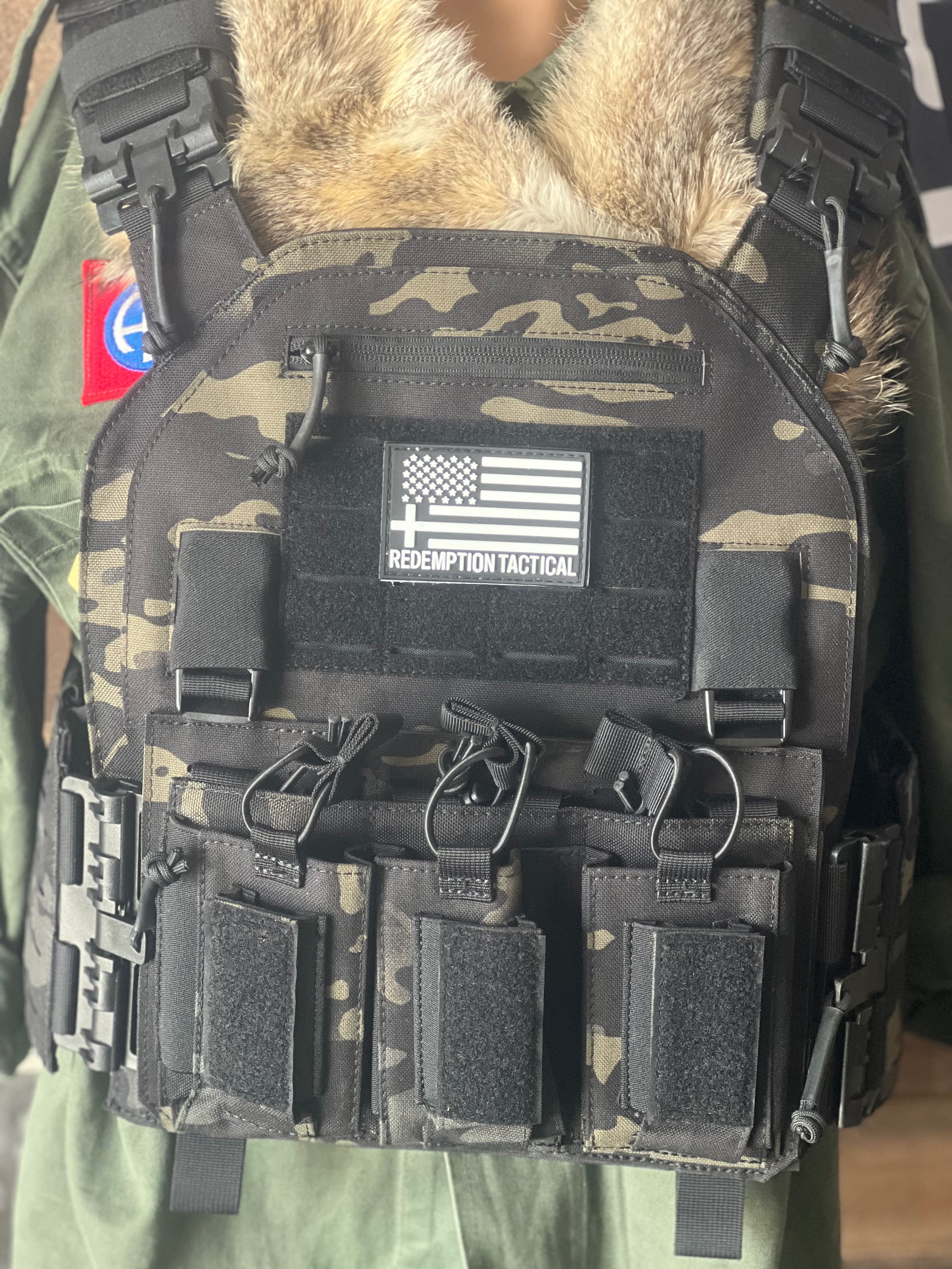 Redemption Tactical CRUSADER 2.0® V4 ARMOR FULL KIT COMBO PACKAGE LIGHTWEIGHT LEVEL IV  (2) 10x12 Front/Back Plates (2) 6x8 Side Plates (Level III PE) Redemption Tactical
