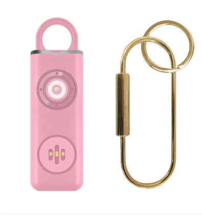 Self Defense Siren Safety Alarm For Women Keychain With SOS LED Light Personal Self Alarm Personal Security Keychain Alarm Pi-Mart